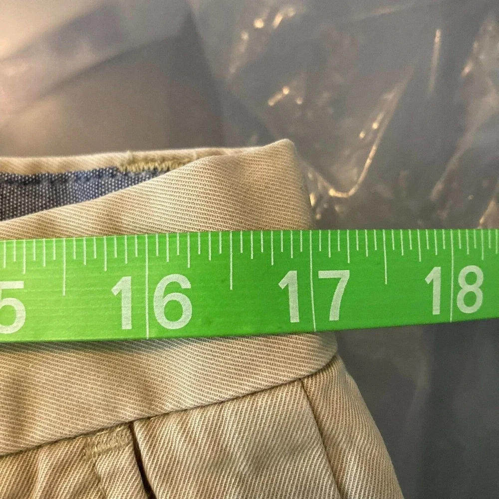 Banana Republic Pants Mens Sz 34 Beige Chino Aiden Fit Straight Leg Cotton Khaki